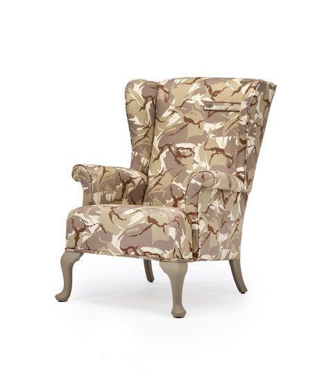 The Army Desert Camouflage Wing Chair. photo for sale