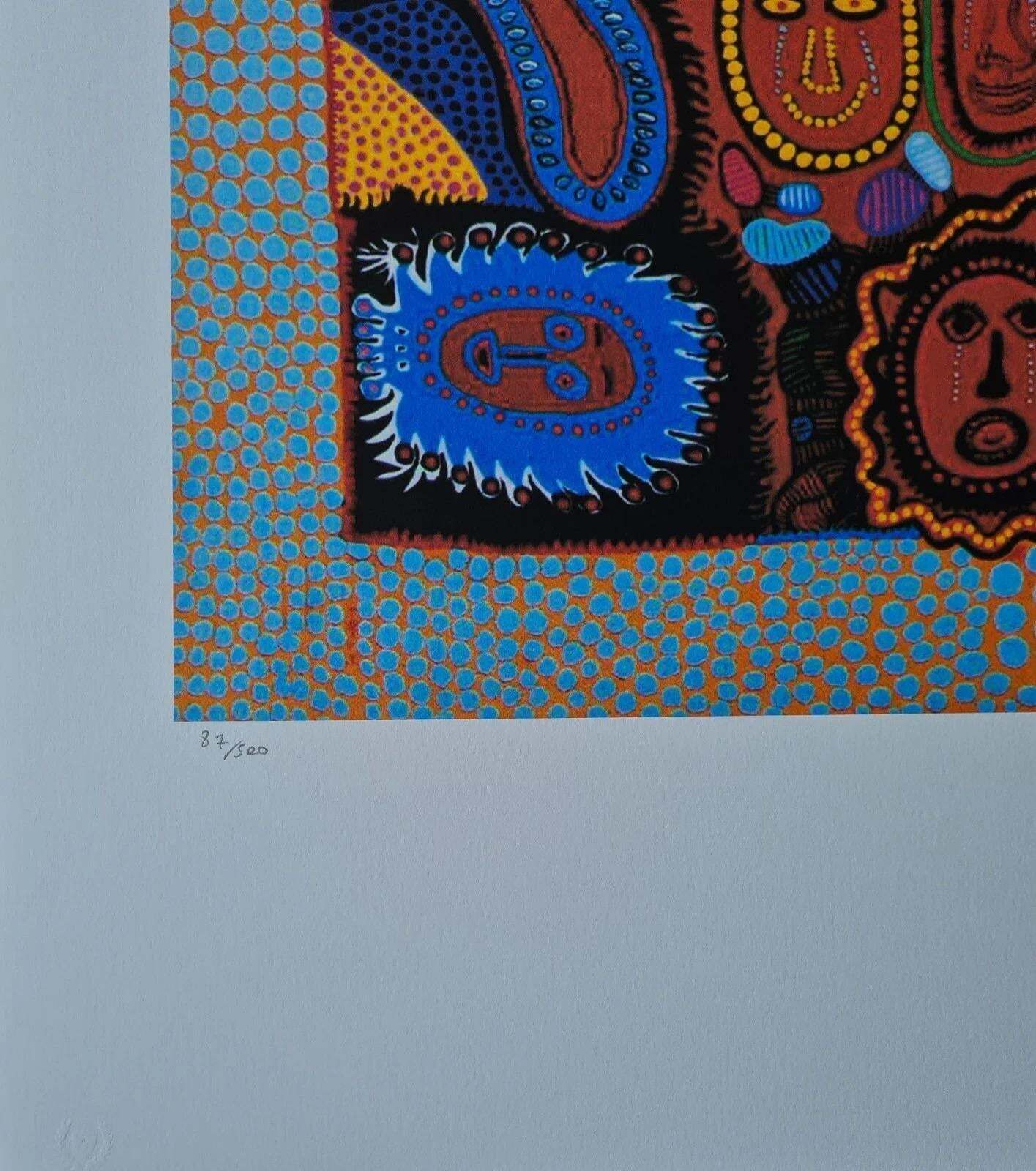 After Yayoi Kusama, I Who Cry..., Lithograph, 1990s photo vinterior