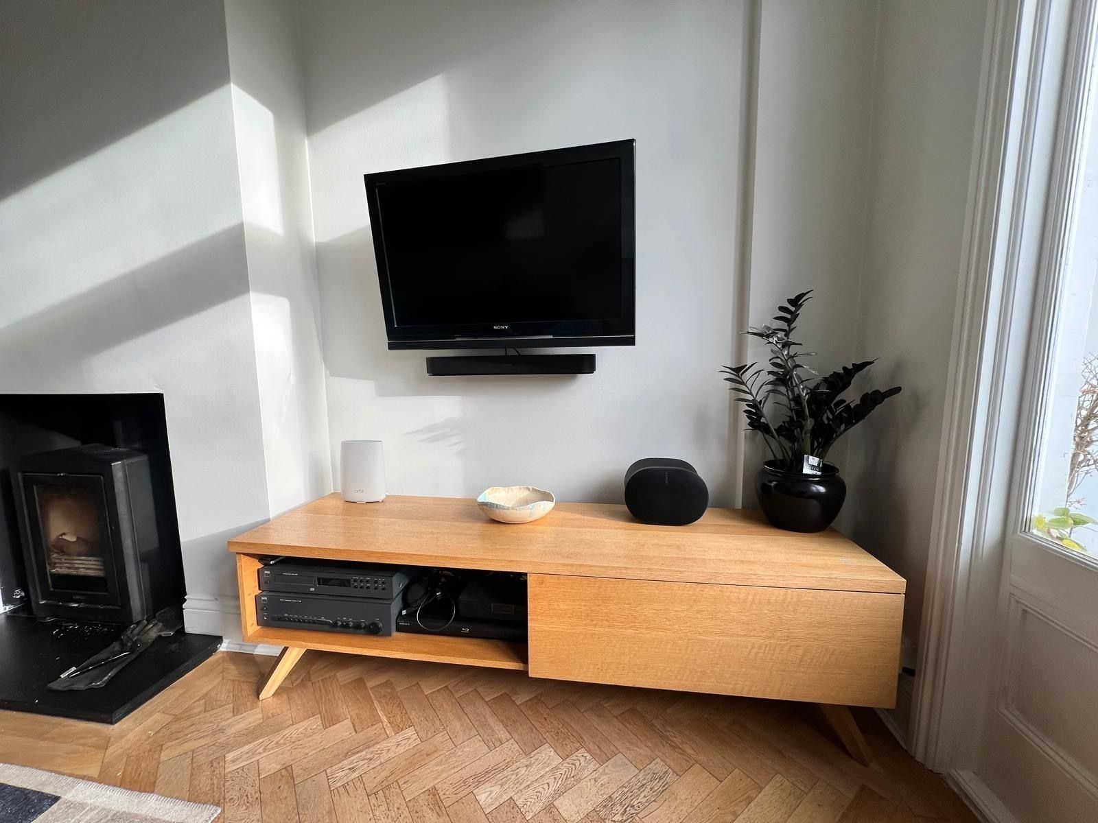 Last Chance To Buy – Matthew Hilton Solid Oak Media Unit | Mid Century Modern Classic