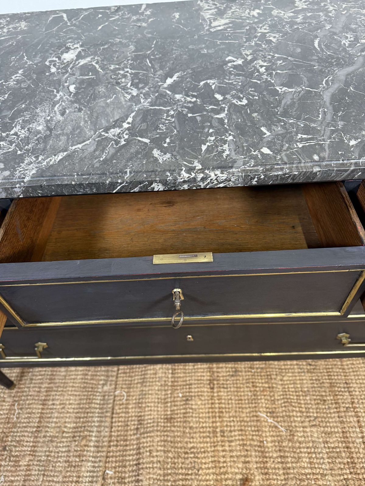 2595.0 Early 19th Century Louis XVI Style Painted Commode / Chest Of Drawers photo
