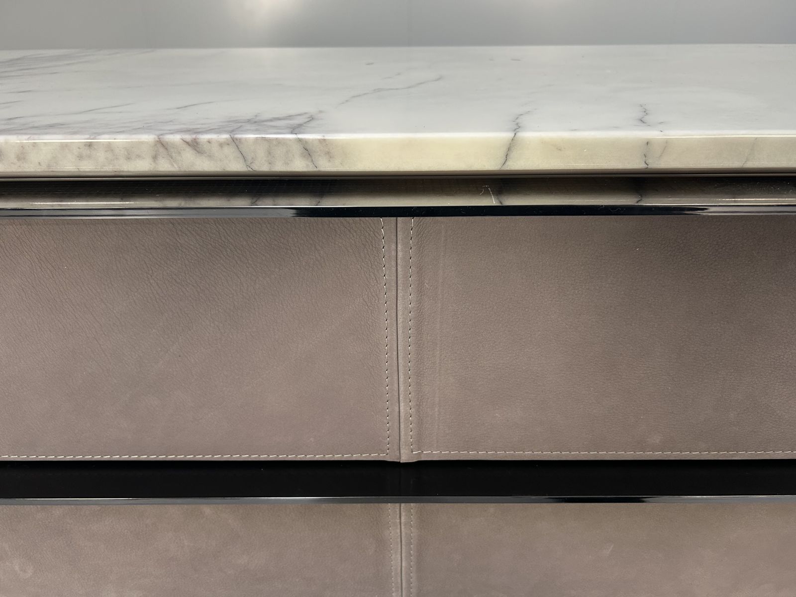 Giorgio Collection "Vision" Chest Of Drawers Dresser With Carrara Marble Top photo vintage