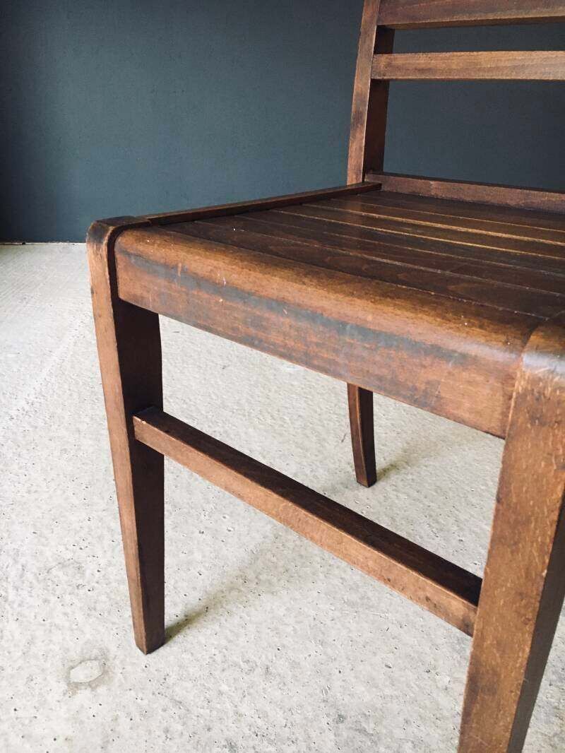 Furniture Reconstruction Design Dining Chair By Rene Gabriel, France 1940's photo