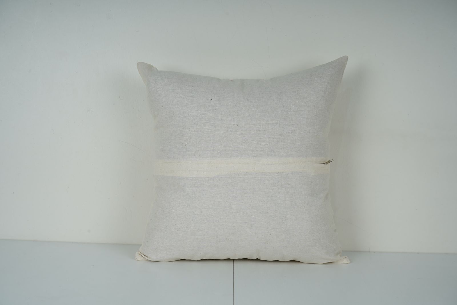 Purple Cat Embroidered Pillow – Suzani Art Cushion, Unique Handmade Home Decor photo for sale