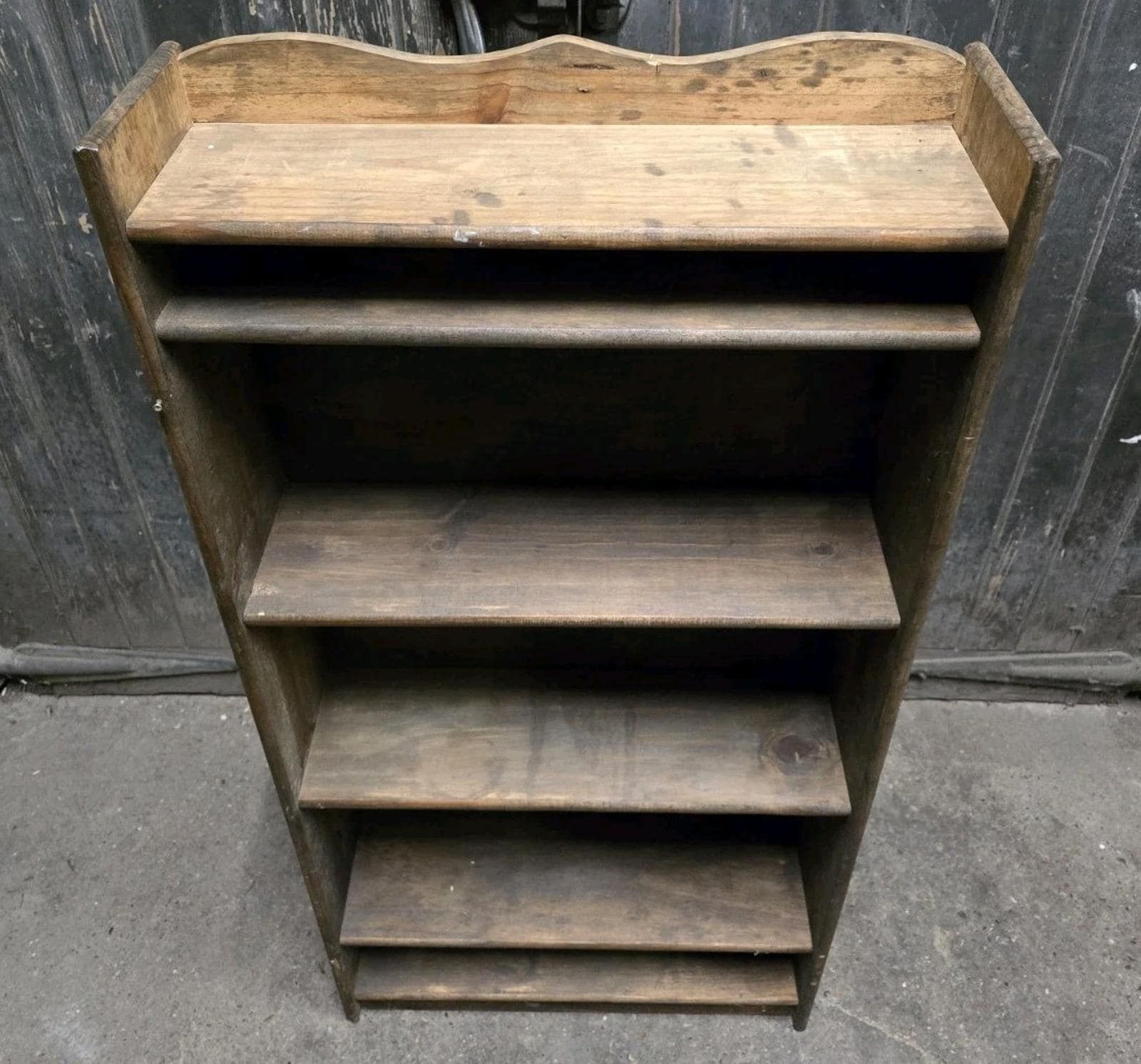 Antique Victorian 19th Century Pine Country Farmhouse Bookcase photo for sale