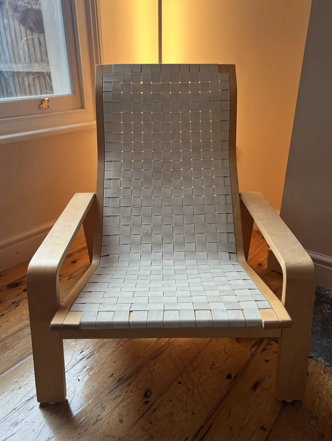 Vintage Bentwood Lounge Chair 'Vilan' By Ilmari Lappalainen For Ikea, Adjustable “Pulkka” Model