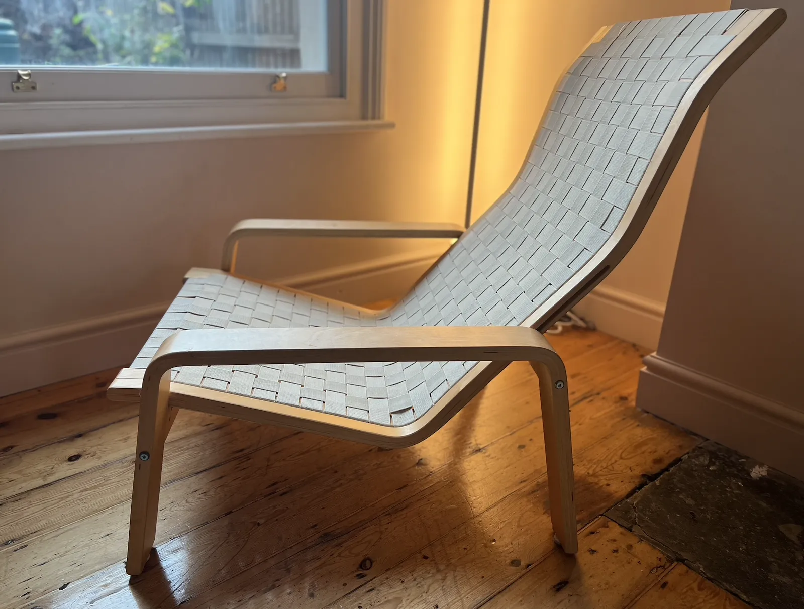 Vintage Bentwood Lounge Chair 'Vilan' By Ilmari Lappalainen For Ikea, Adjustable “Pulkka” Model photo furniture