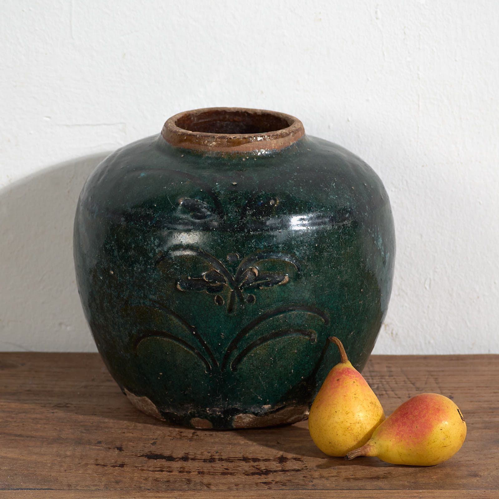 Antique Vase With Vegetal Motifs (C.1820) #35