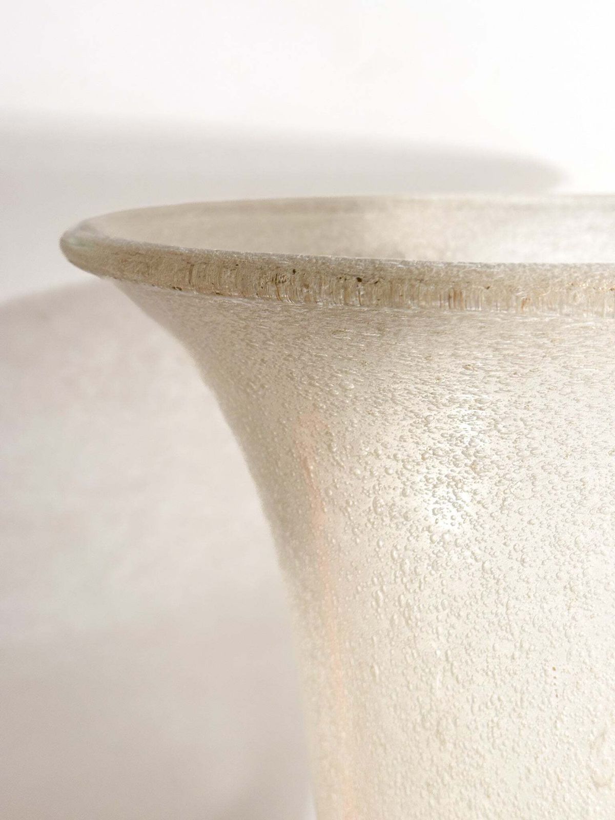 Pulegoso Golden Murano Glass Vase From The 1950s photo 425.0