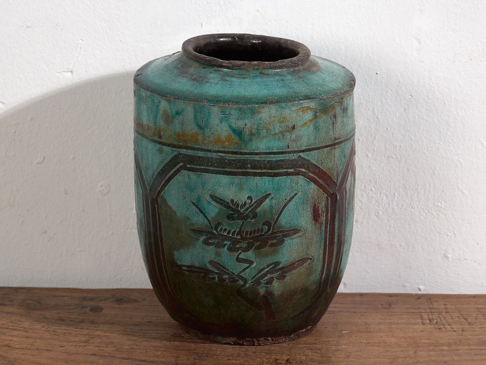 Antique Oriental Vase (C.1820) #17 photo Home Decor