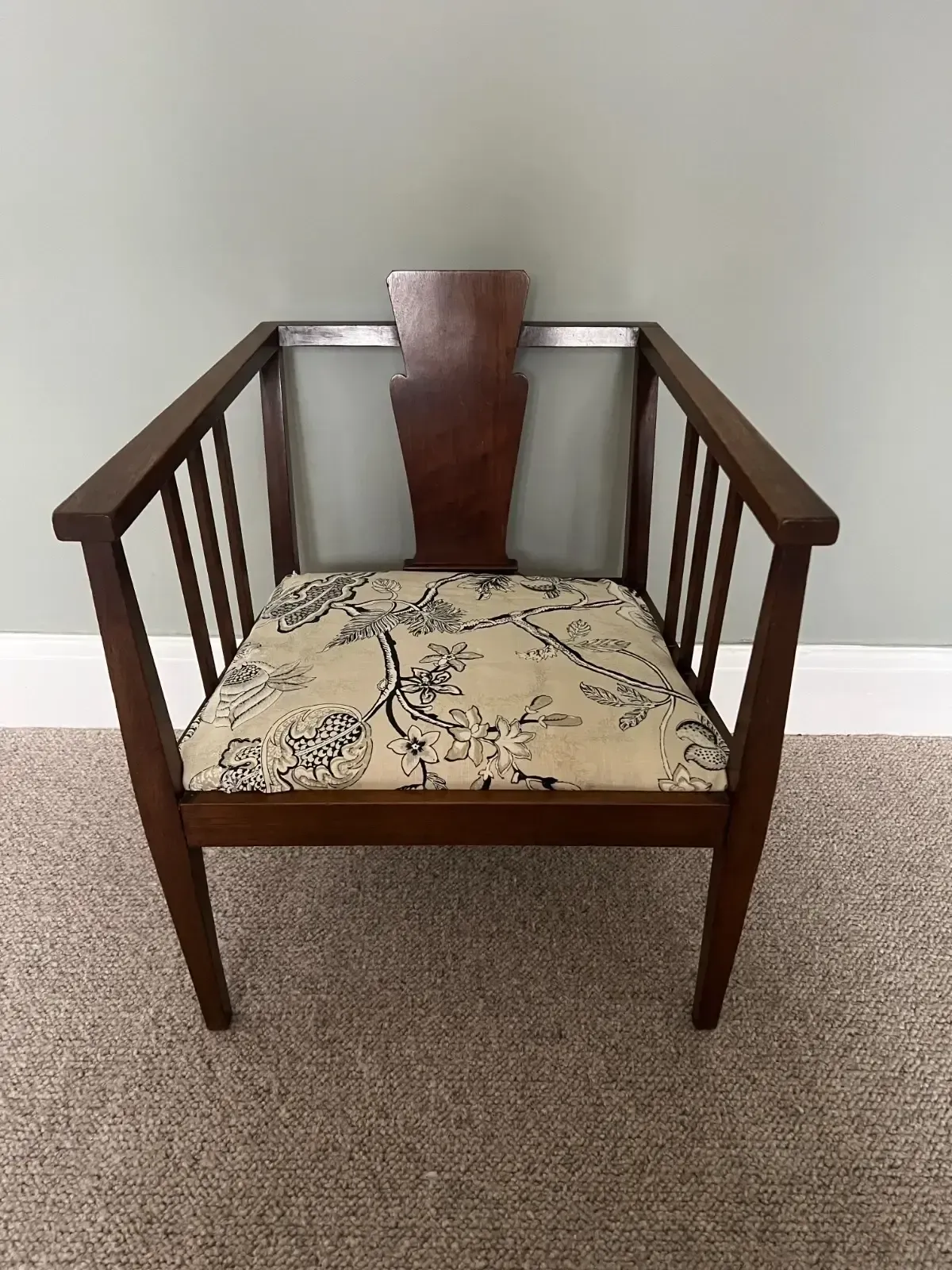 Antique Arts And Crafts Upholstered Chair