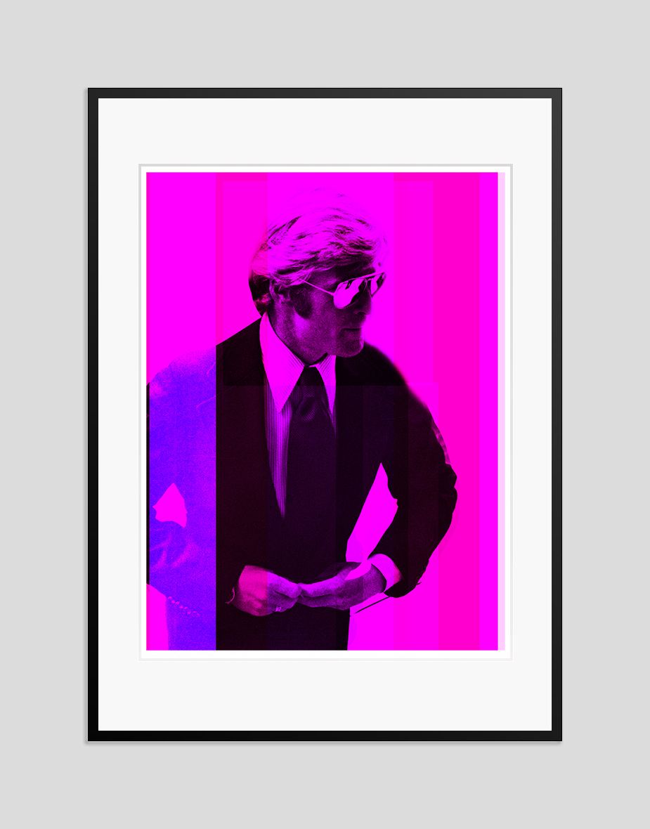 Batik 'American Icon' Signed Limited Edition Print Framed In Black photo furniture
