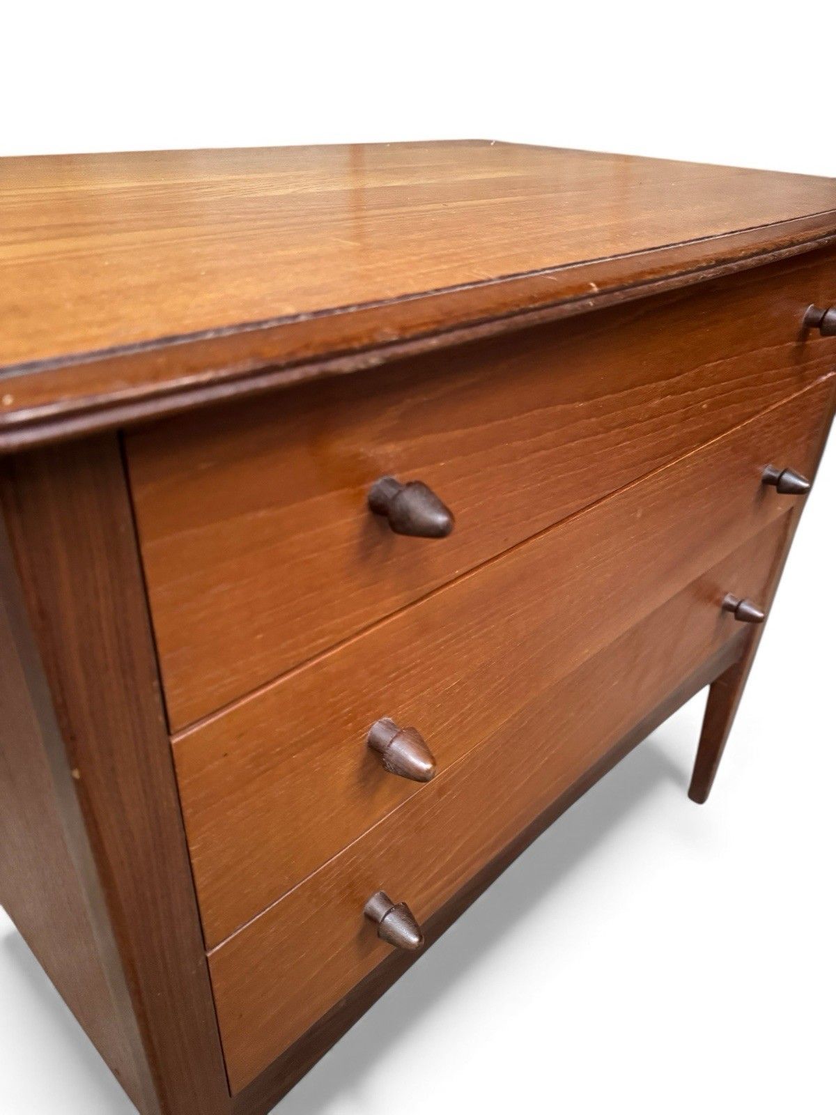 Younger Teak And Afromosia Chest Of Drawers Mid Century C1960s Acorn Handle photo Furniture