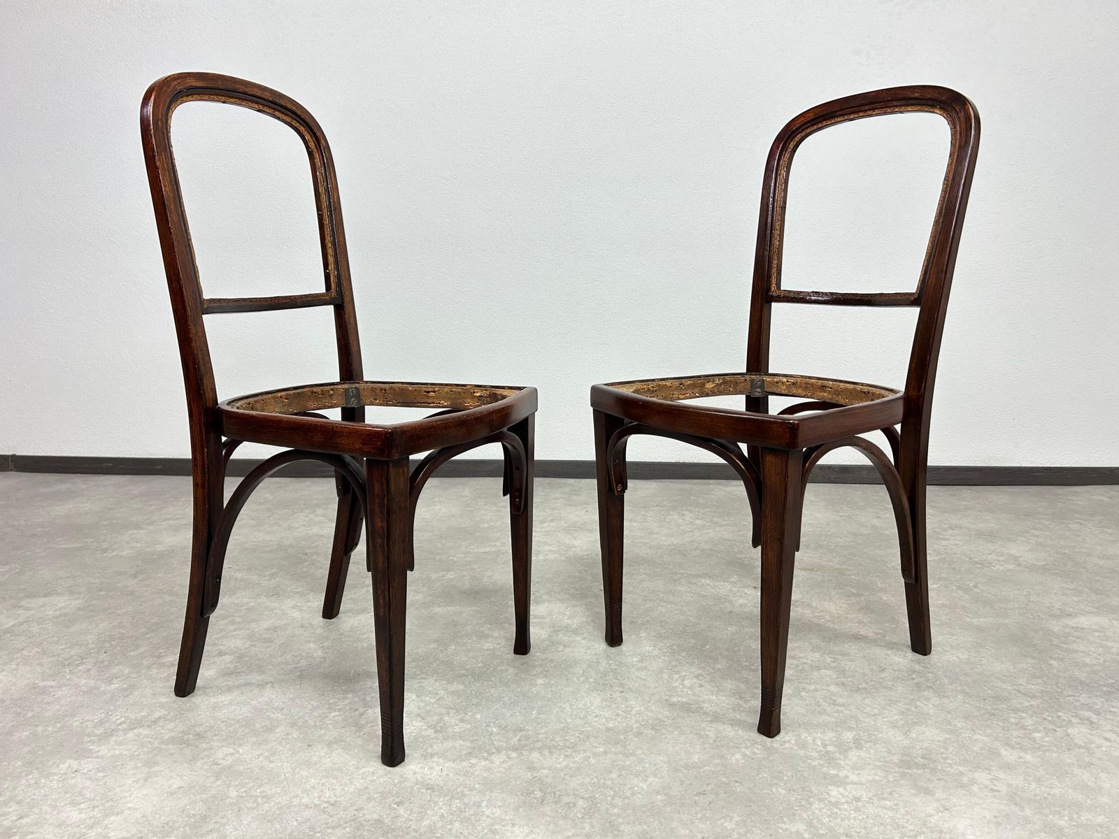 Set Of 6 Dining Chairs No.715 By Gustav Siegel For J&J Kohn photo Furniture