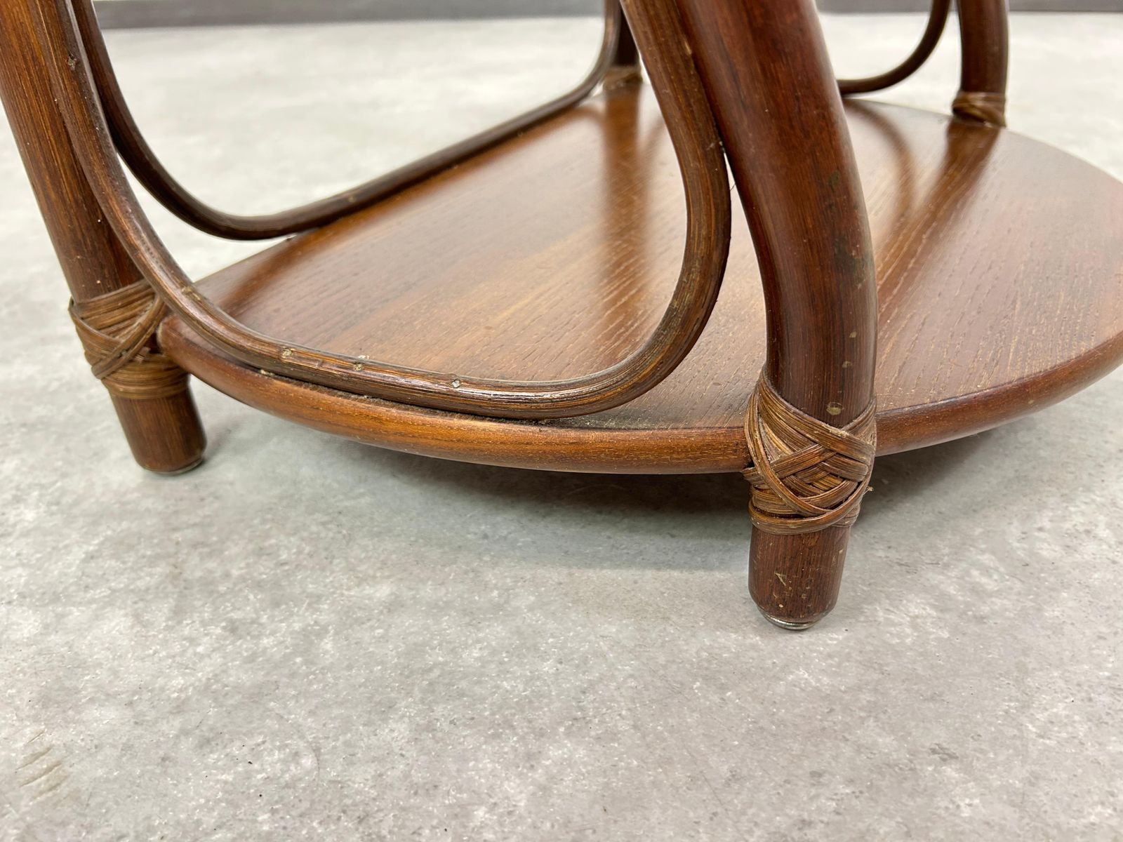 photo for sale Mid Century Modern Bamboo Side Table By Gervasoni