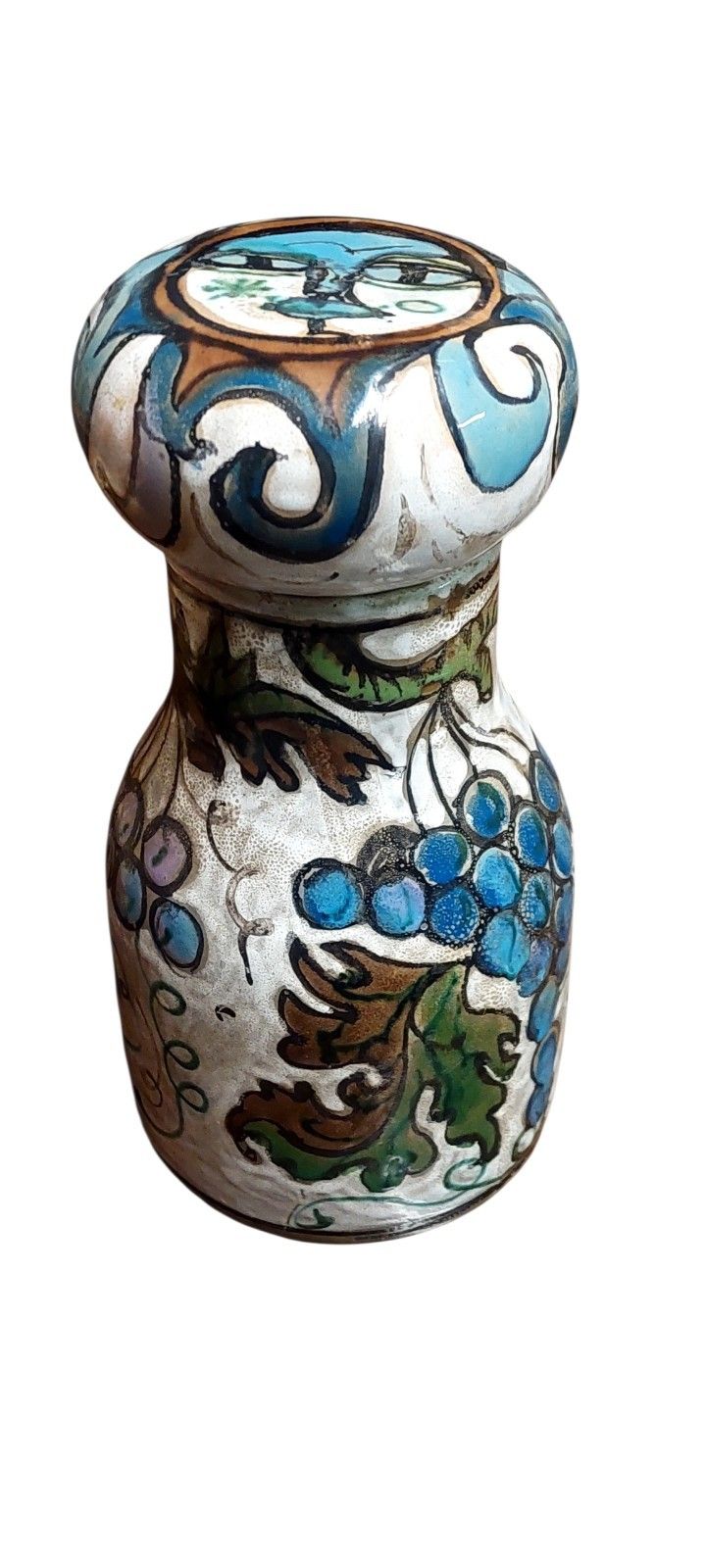 Schiavon Elio Herart Bottle Ceramic Sculpture Glazed Enamels 70s