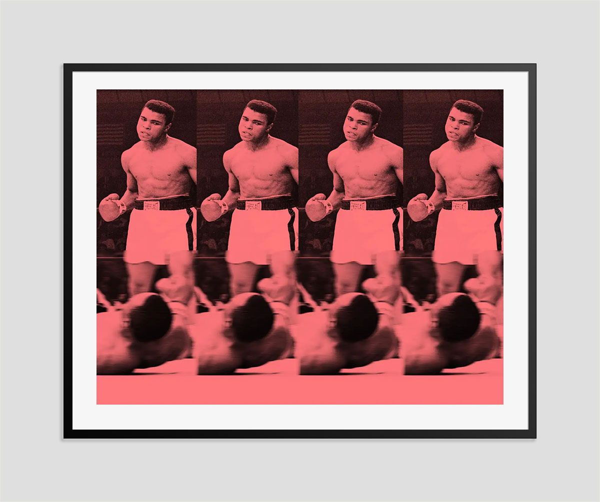 Batik 'Army Of Me' Signed Limited Edition Print Framed In Black photo furniture