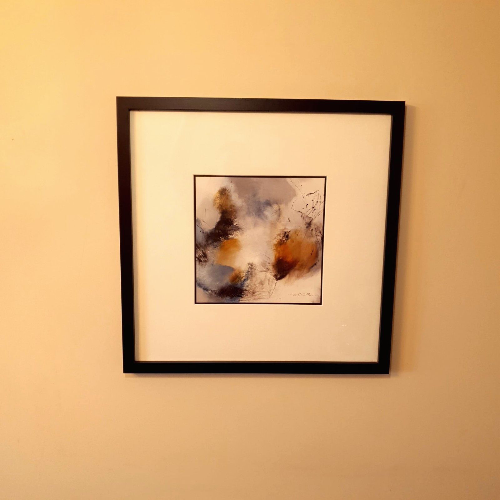 Natasha Barnes Print Whispering Tide 1 Retired John Lewis Artist 53.5x53.5cm Exc photo furniture