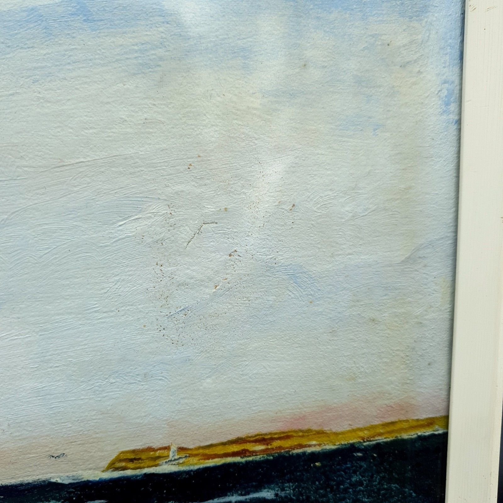 Captain George Young Signed Oil Painting Aristides C1930s Clan Line W31.5x20.2cm photo vintage