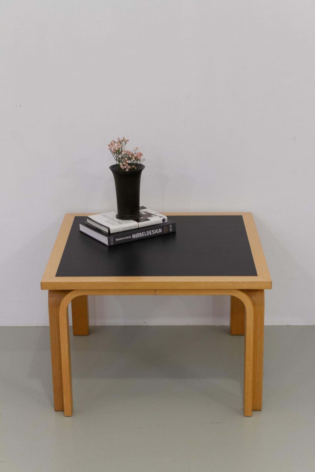 photo buy Danish Oak And Black Botium Lounge Table By Magnus Olesen, 1970s.