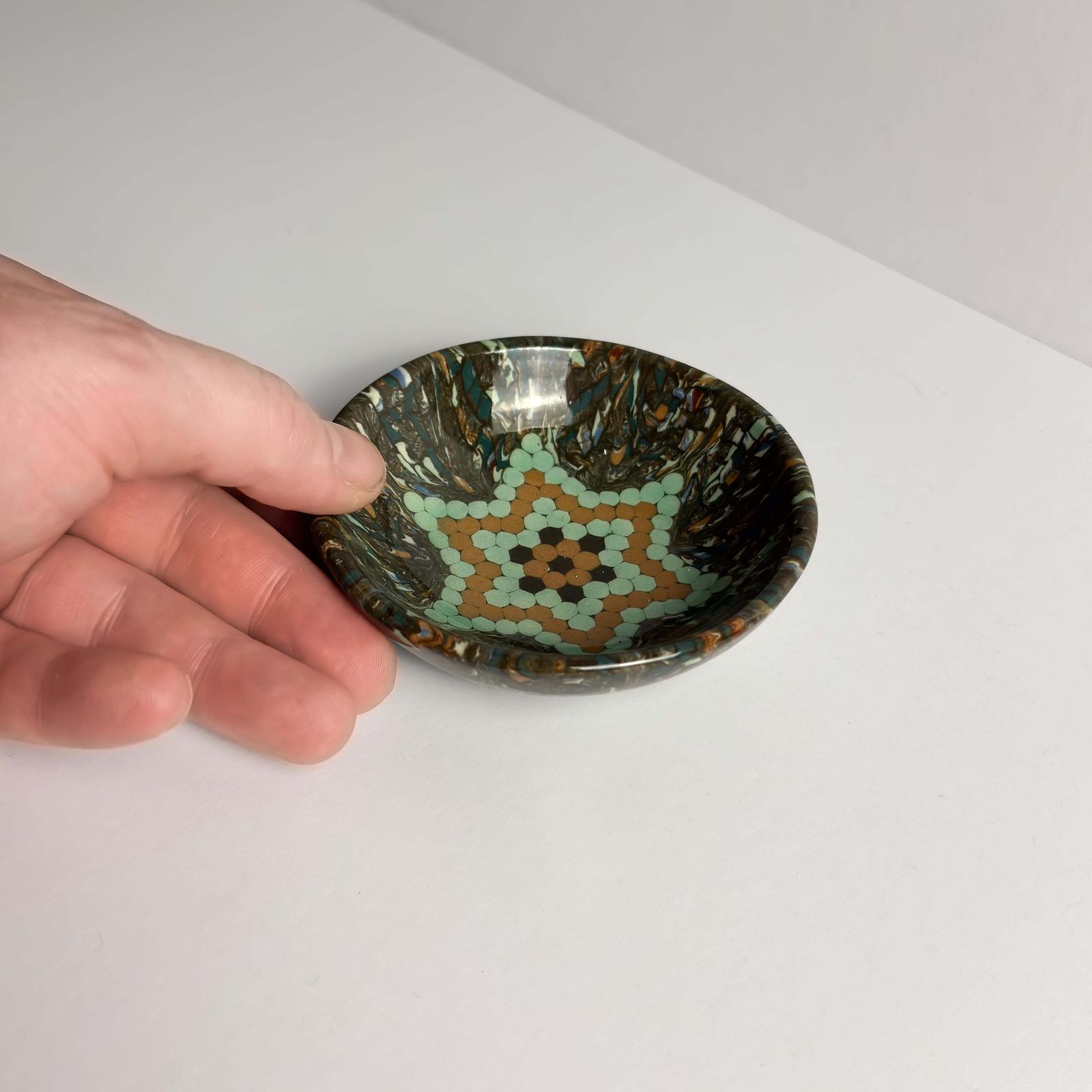 Jean Gerbino Vallauris Mosaic Ceramic Bowl, France, 1950s photo buy