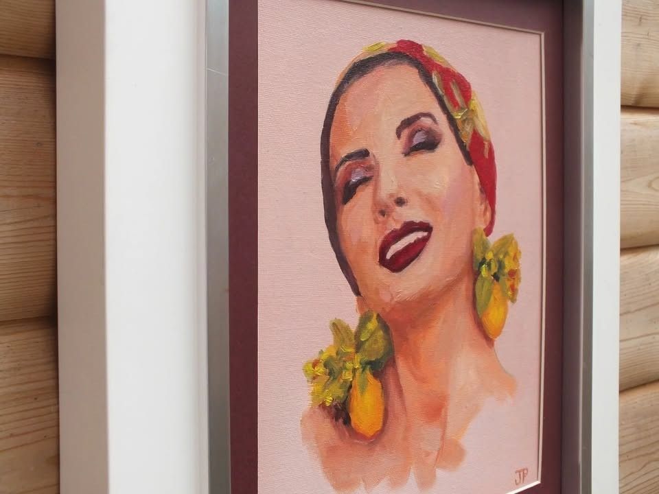 Young Woman Portrait Oil Painting Signed Framed Original photo buy