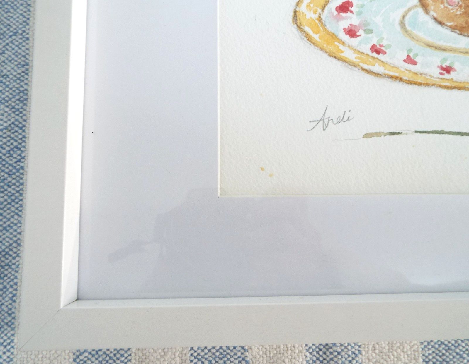 Cute Koala  Llustration Original  Framed Watercolour Painting Andi J Lucas photo for sale