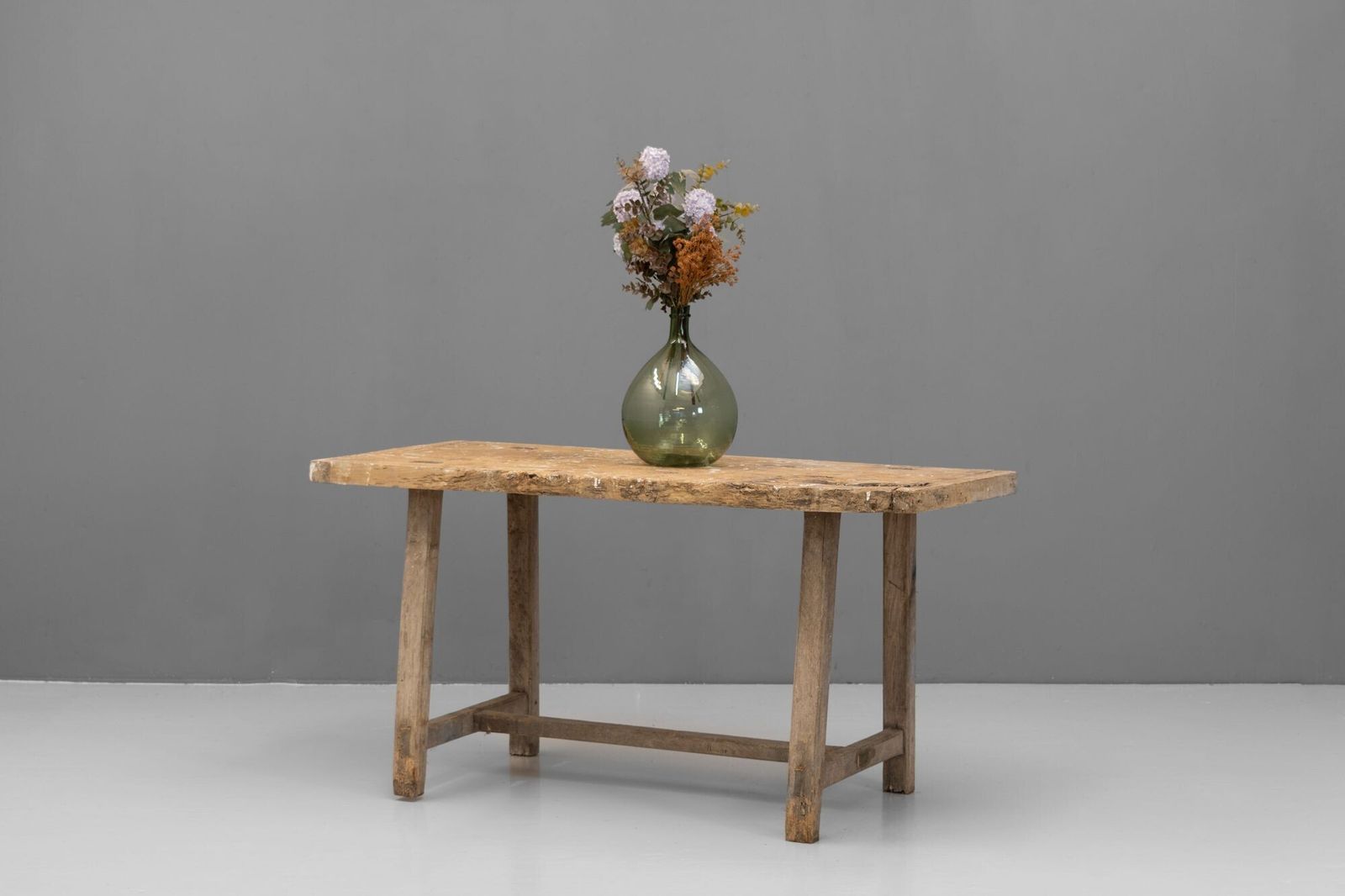 Stretcher Table, 1900s, Pine, Antique