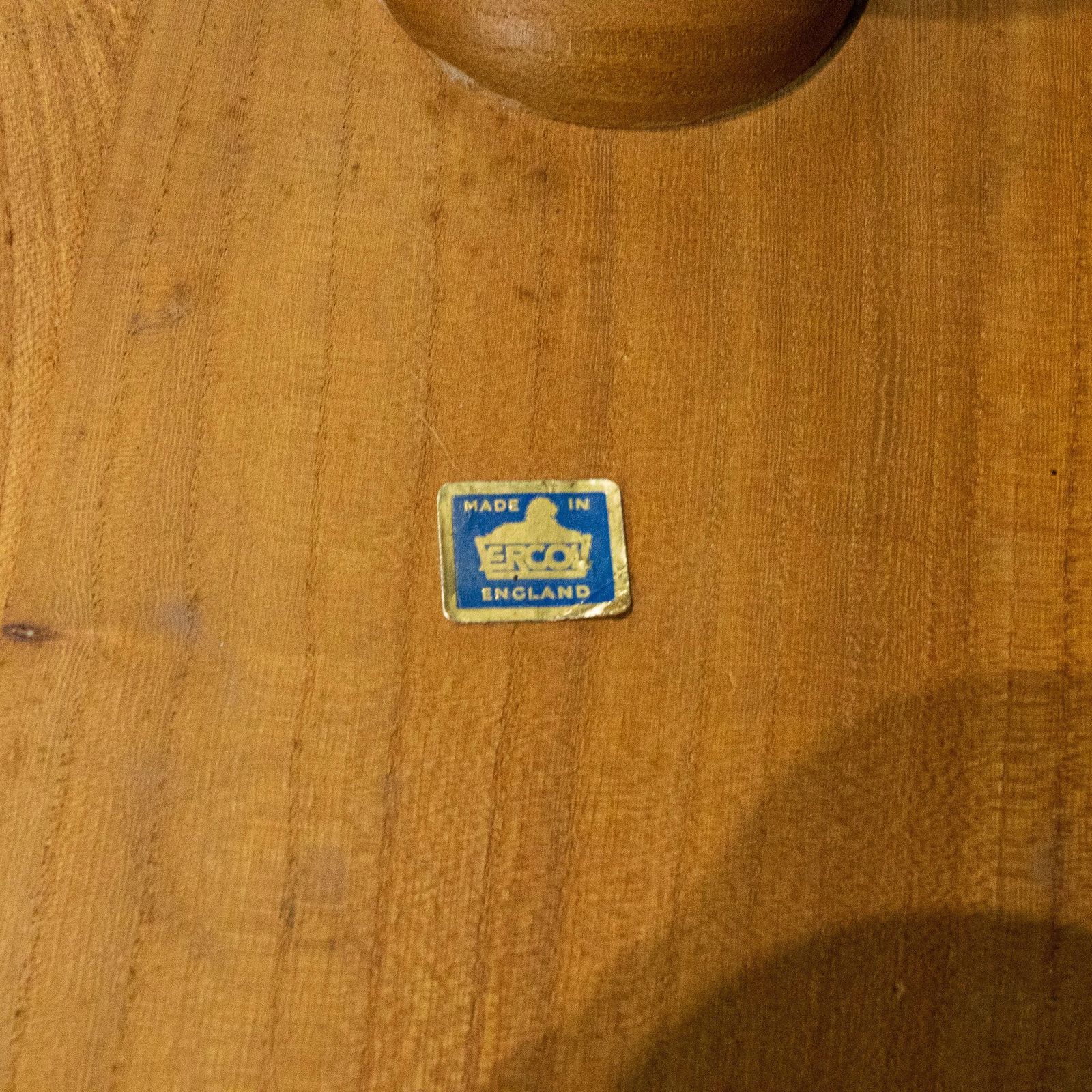550.0 Ercol Blue Label Blonde Elm Pebble Nest Of Tables photo