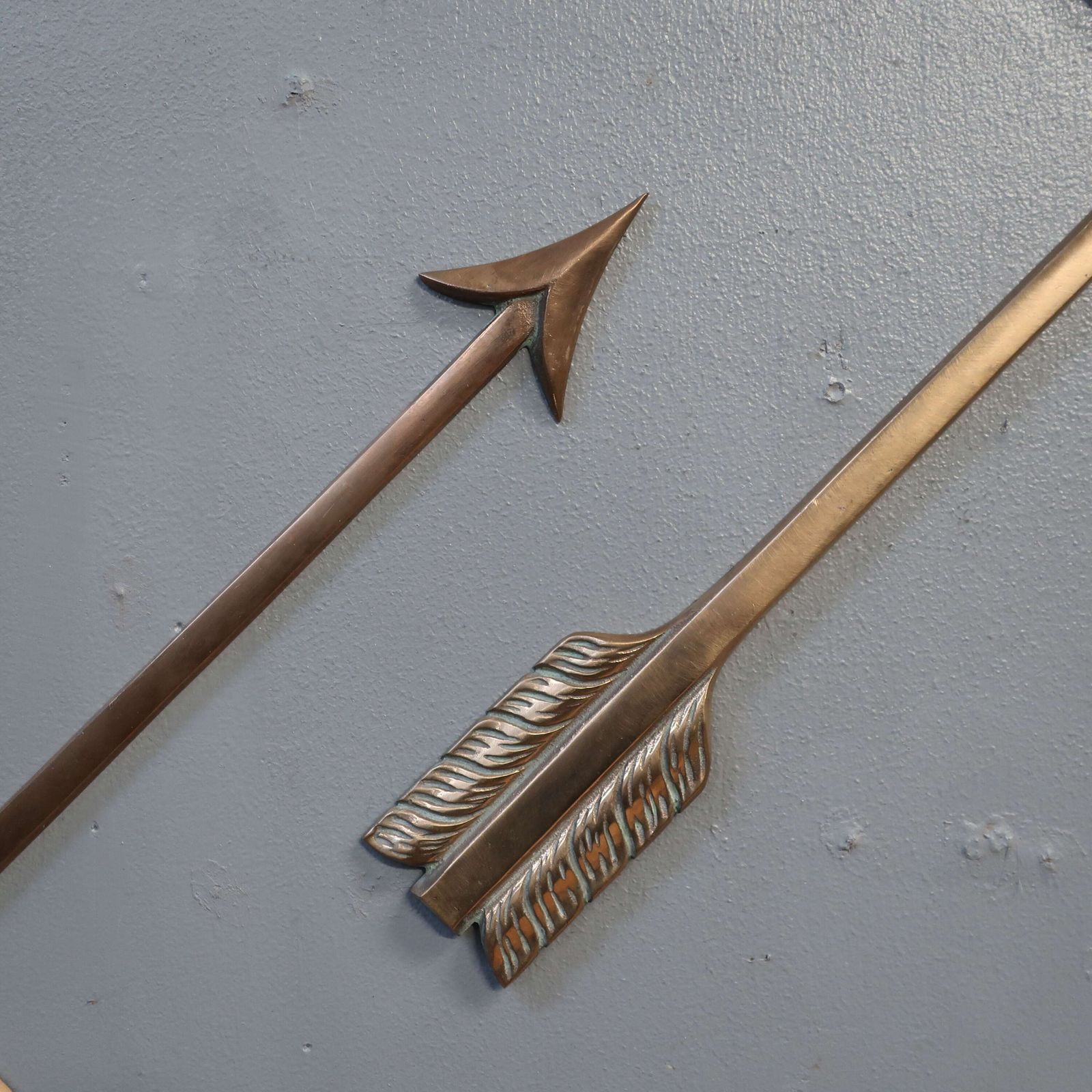 Pair Of Mid Century French Bronze Arrows photo furniture