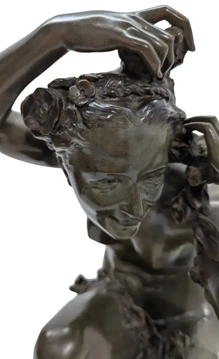 Bronze Sculpture By Jean Baptiste Carpeaux (1827–1875), Flora, Circa 1873 photo Art