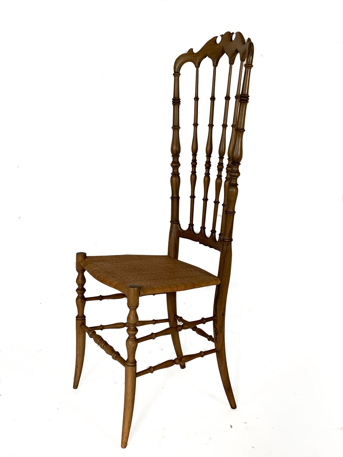 photo for sale Chiavari Mid Century Modern Beechwood Chair 1940s Italy, Stunning Quality.