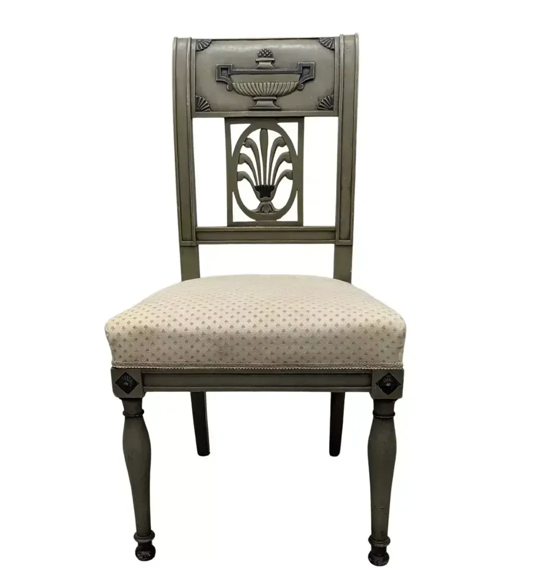 Set Of 6 Lacquered Chairs In The Directoire Style photo furniture