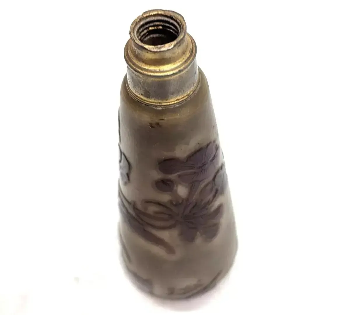 Emile Gallé Glass Paste Spray Bottle photo Home Decor