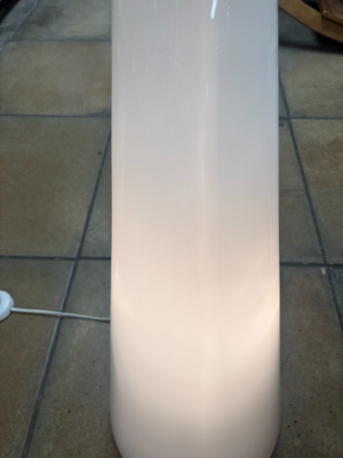 photo furniture Rare Large Mid Century Peill & Putzler Cone Milk Glass Lamp
