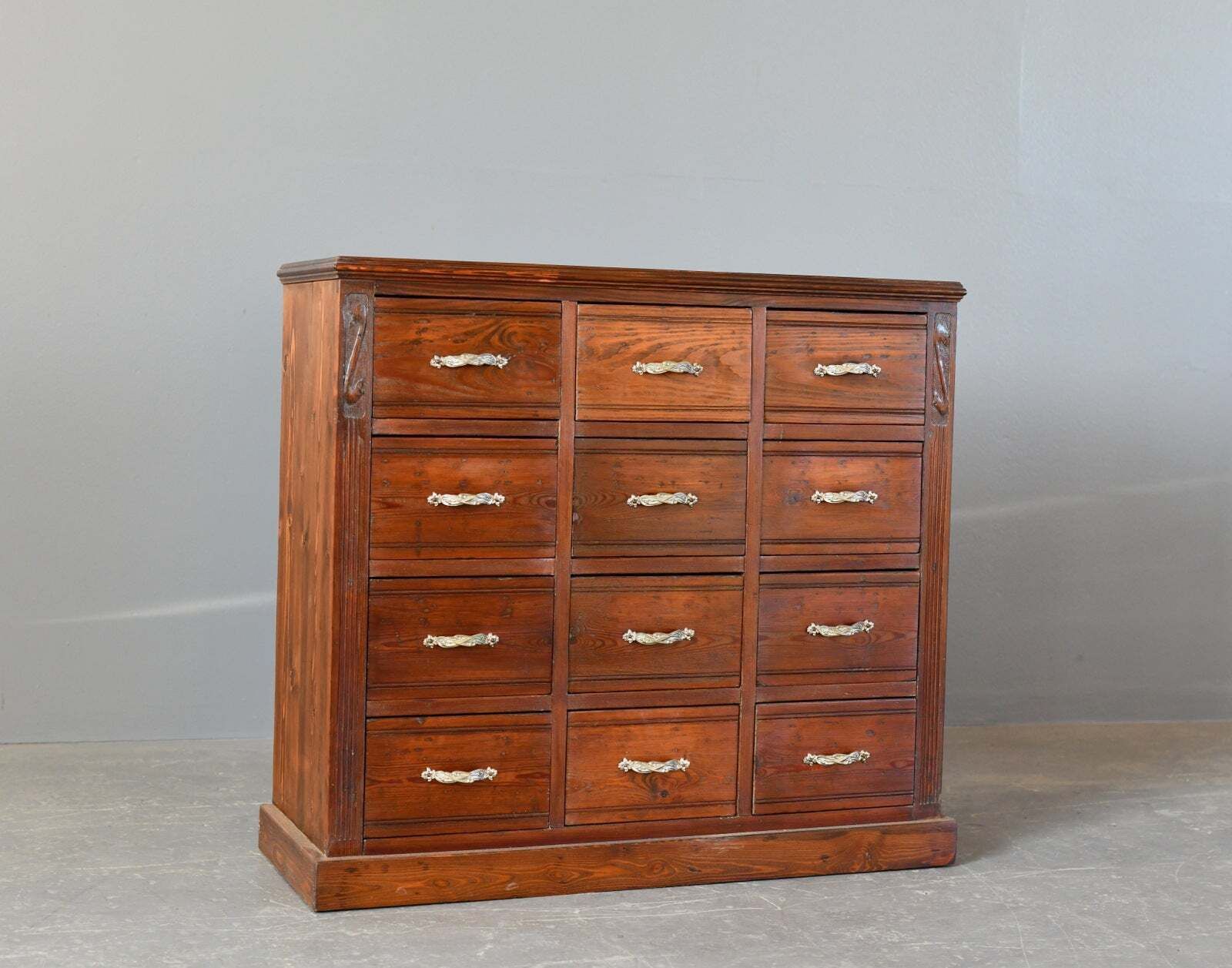 Art Nouveau Ironmongers Drawers Circa 1910 photo Furniture