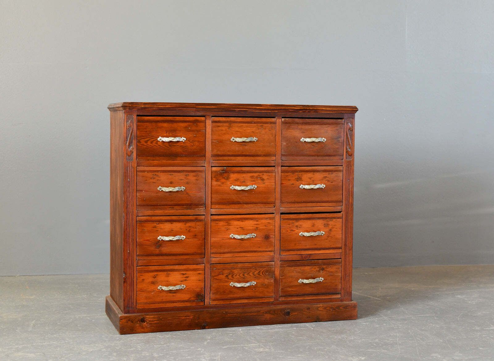 Art Nouveau Ironmongers Drawers Circa 1910