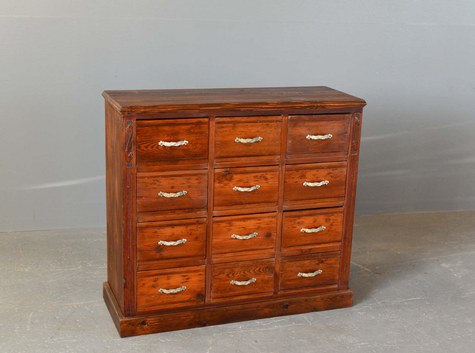 Art Nouveau Ironmongers Drawers Circa 1910 photo furniture