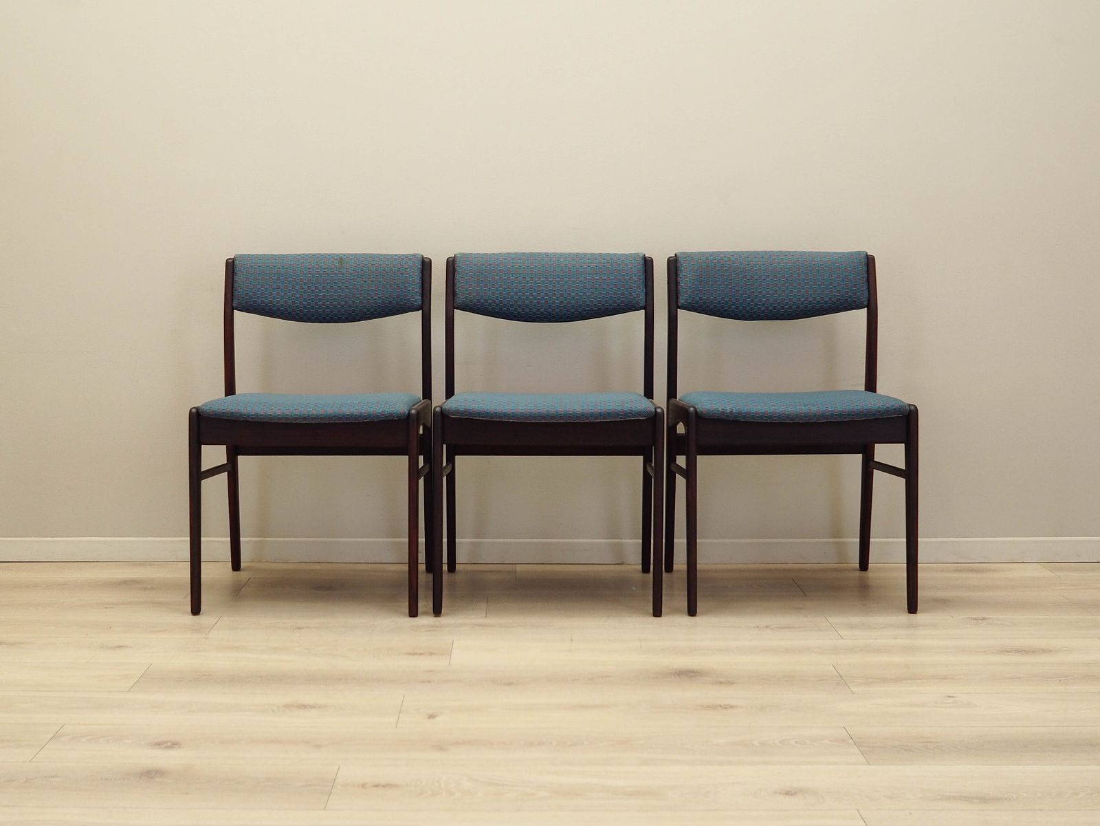 Set Of Three Vintage Chairs Danish Design 1970s Production Denmark photo Furniture