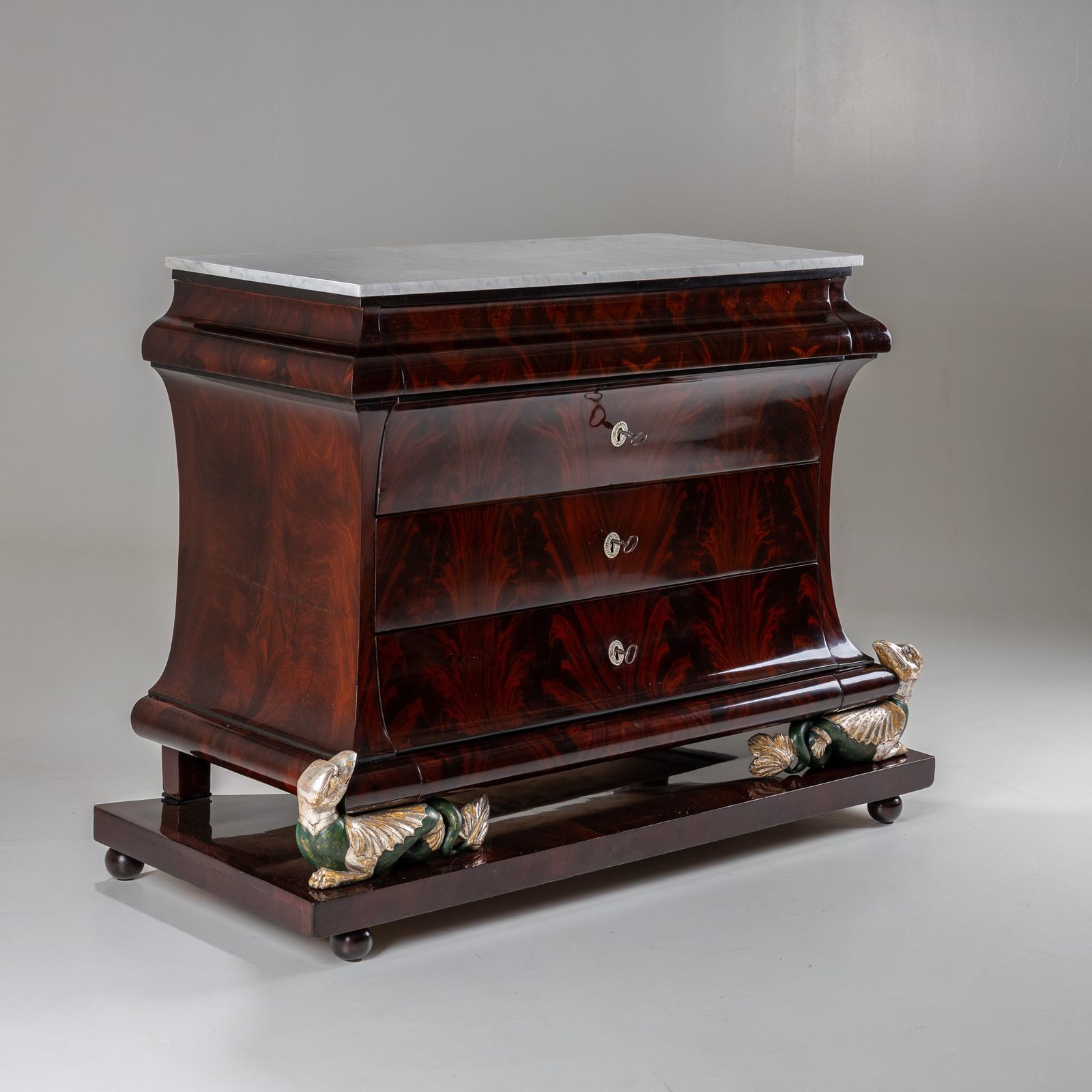 photo furniture Empire Chest Of Drawers In Mahogany, Spain, Early 19th Century