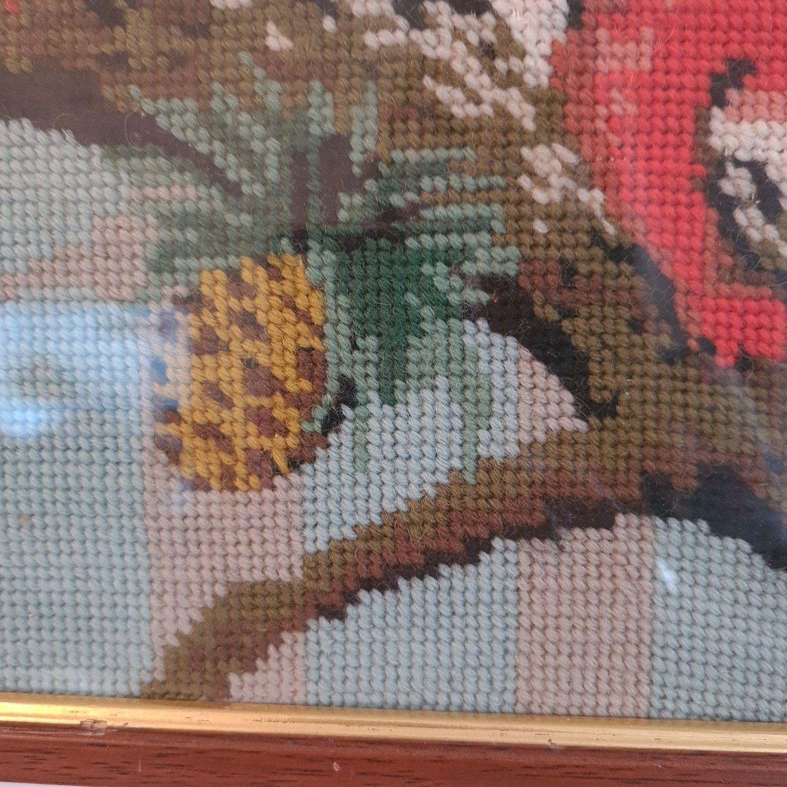 Red Squirells Complete Cross Stich Embroidery Forest Woodland Retro W41 × H56 Cm photo for sale