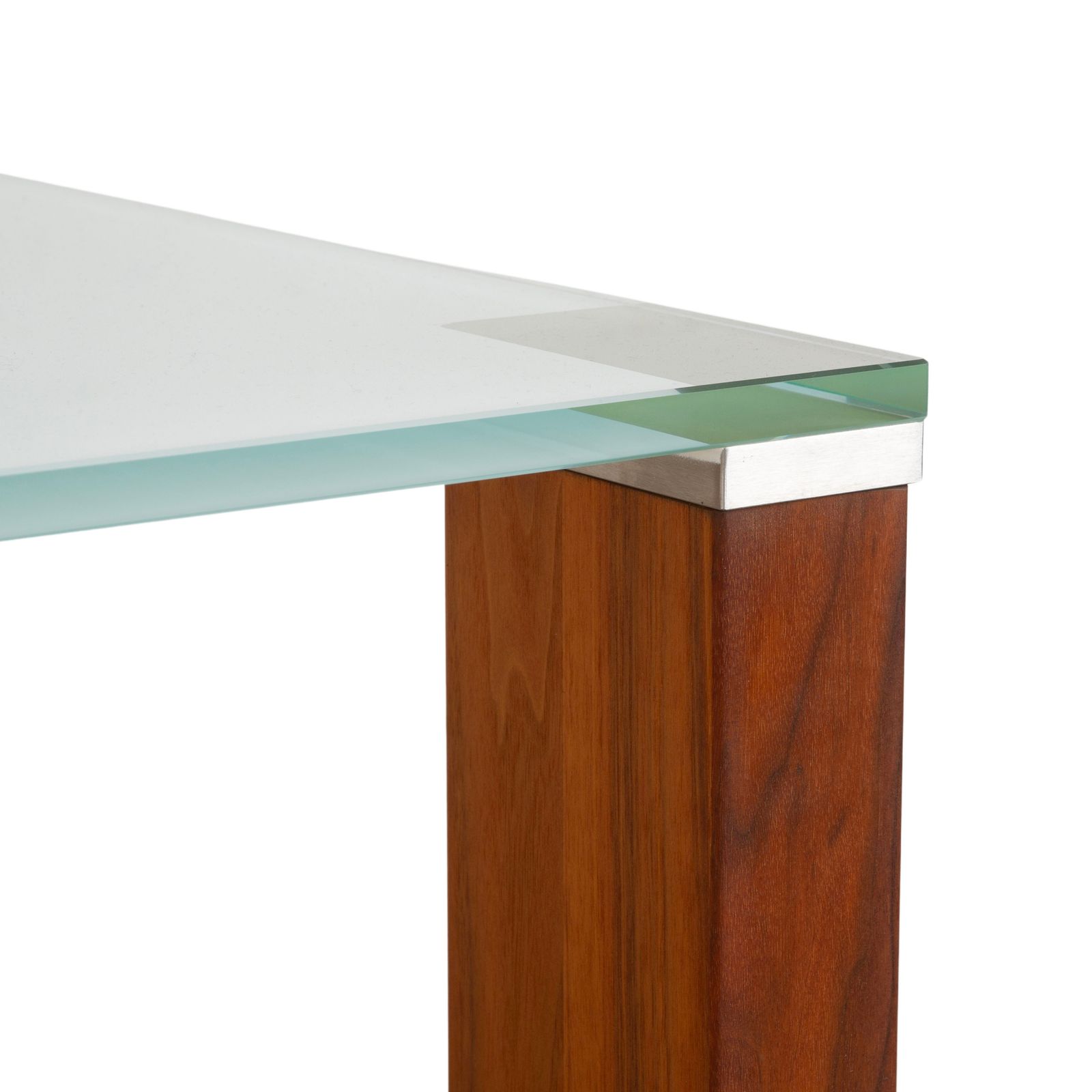 Table à manger Venjakob Let's Go Glass en bois brun photo for sale