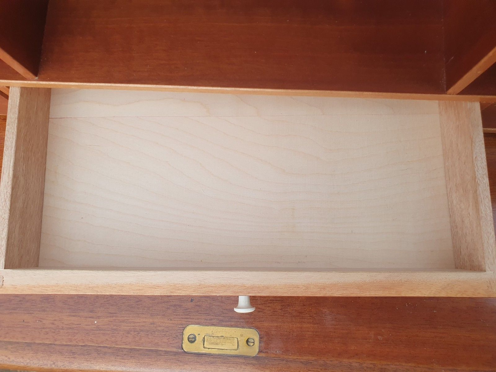 photo furniture Mid Century 1960s Roll Top Teak Bureau / Desk By Egon Ostergaard