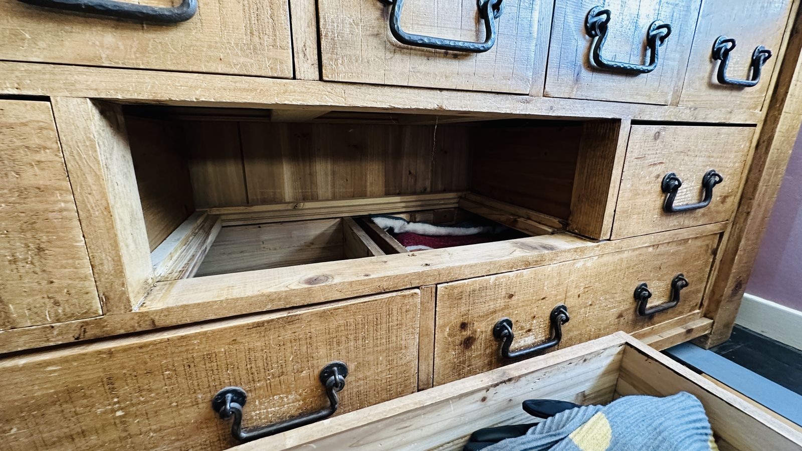 Extra Large Solid Pine Wood Chest Of Drawers photo buy