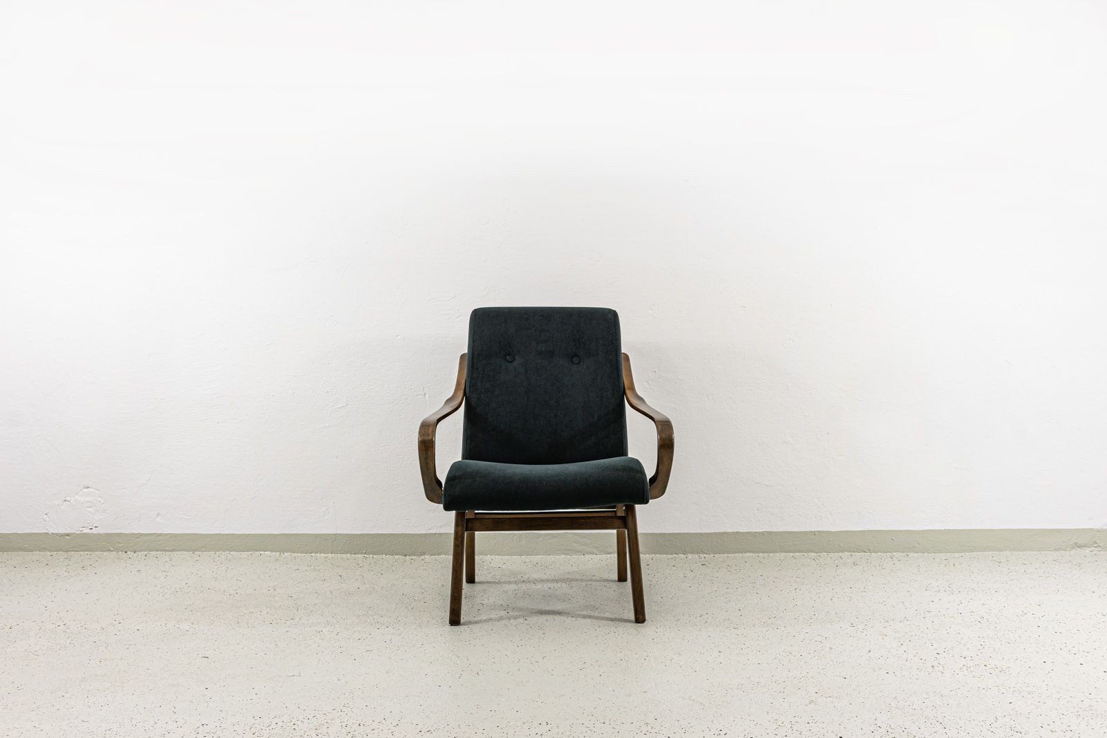 Vintage Armchair By Jaroslav šmídek For Ton, Czechoslovakia, 1960's photo vinterior