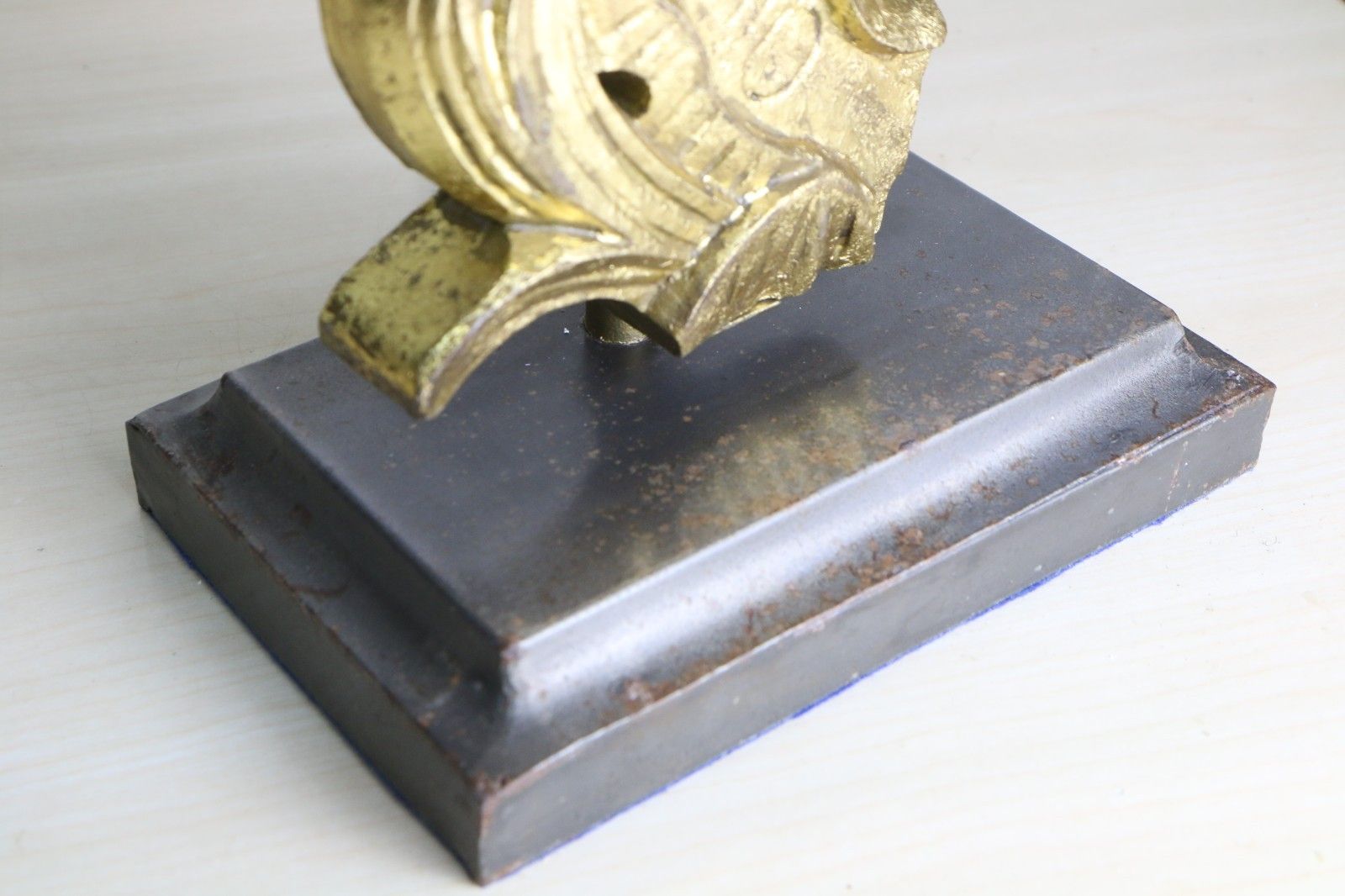 Table Lamp Large Vintage French Gilt Wooden Lamp Designer Quality Antique Style photo buy