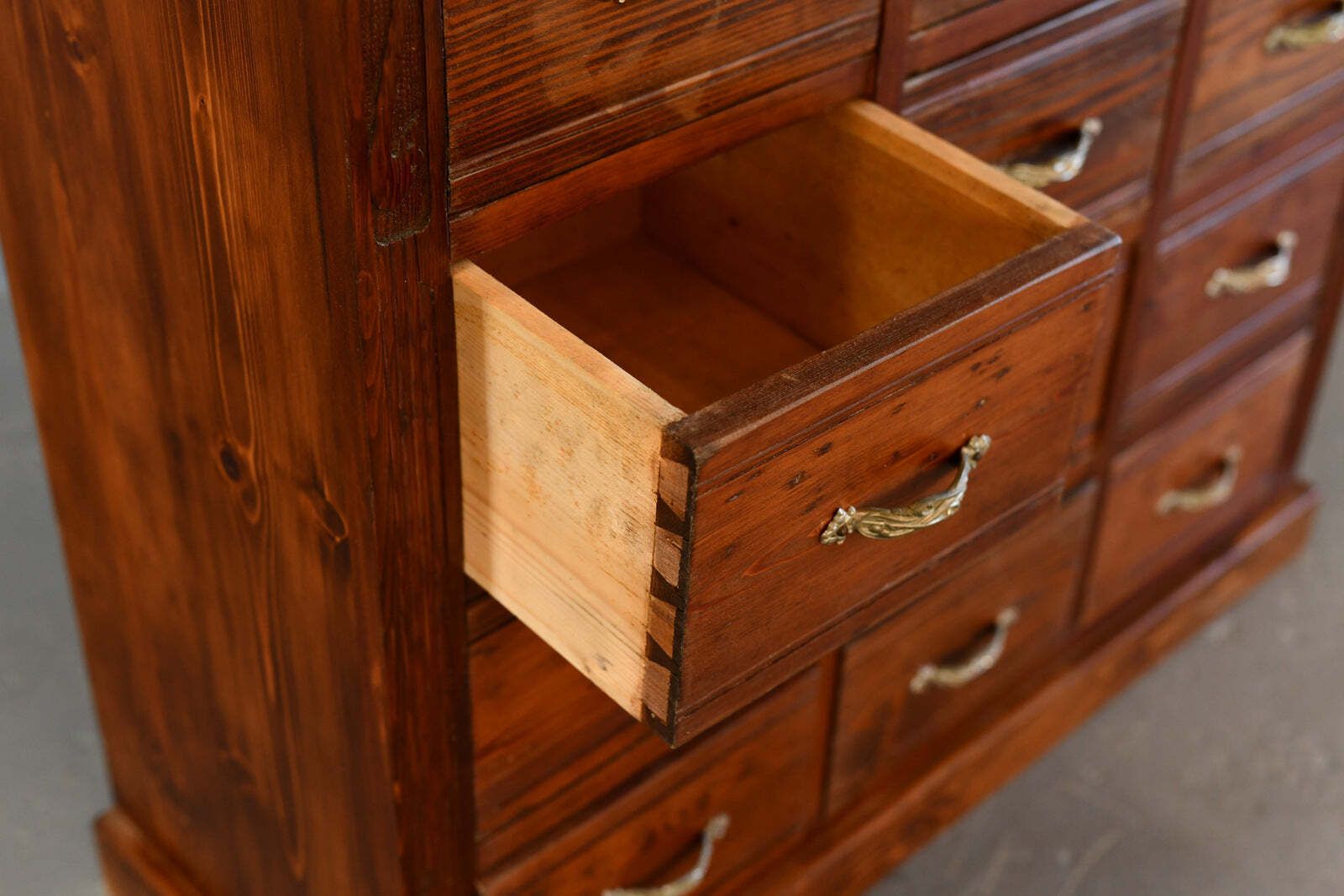 photo for sale Art Nouveau Ironmongers Drawers Circa 1910