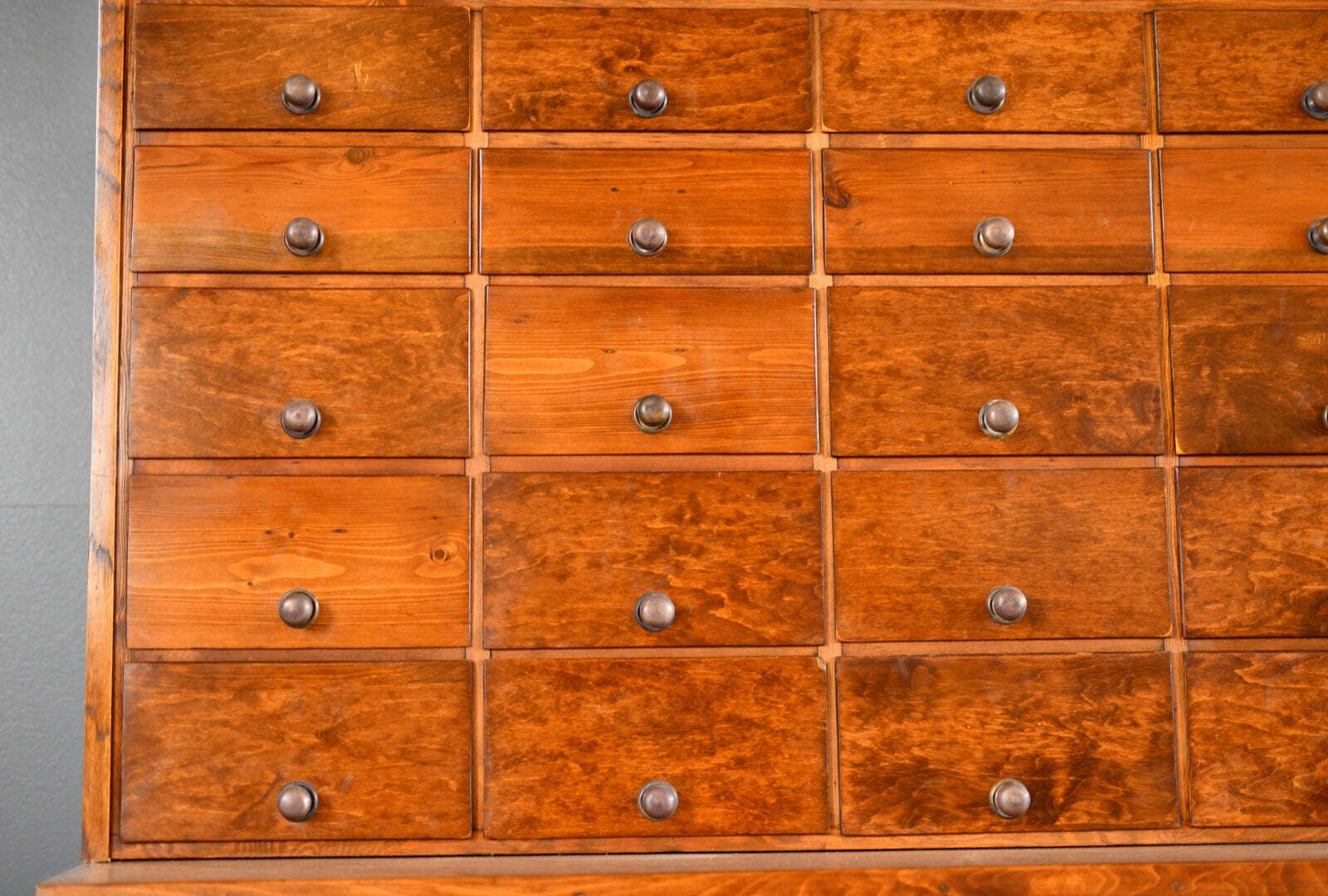 Bicycle Repair Shop Drawers Circa 1930s photo vinterior