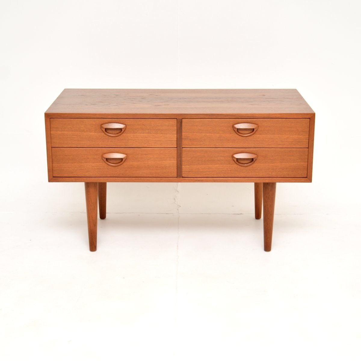 Danish Vintage Teak Side Chest / Cabinet By Kai Kristiansen photo furniture