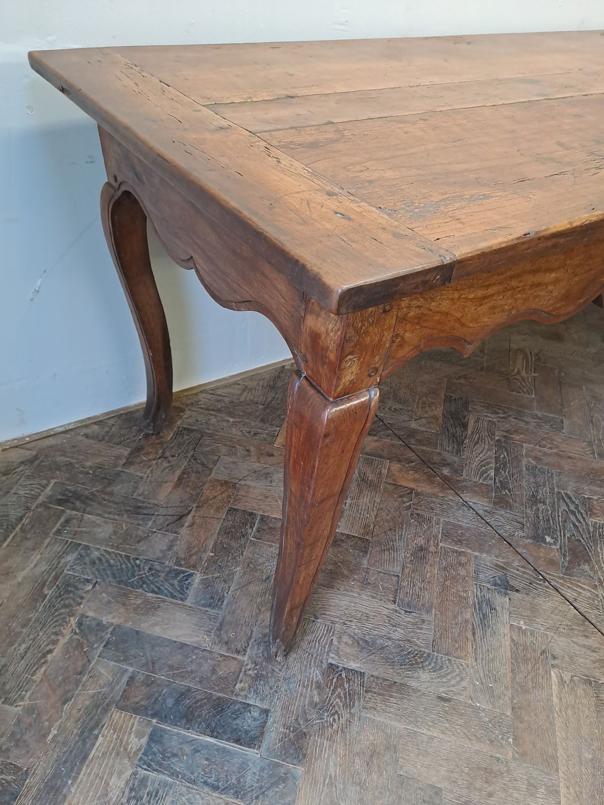 Cabriole Leg French Farmhouse Table photo for sale
