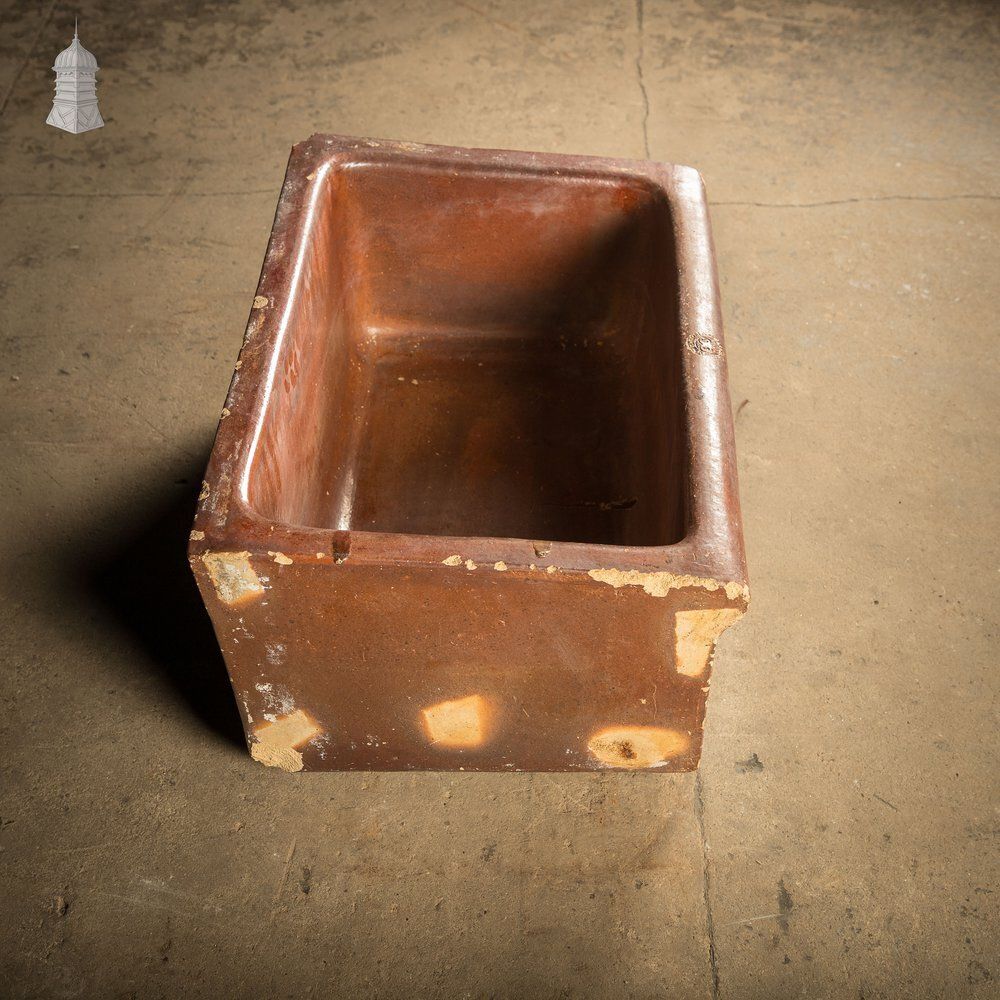 Salt Glazed Trough Planter By Oats & Green Halifax photo 260.0
